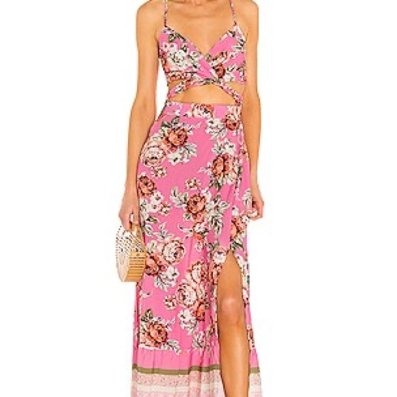 Maaji Pink and Orange Patterned Dress - Picture 1 of 4